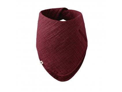 BIBS Bandana mušelínový slintáčik z BIO bavlny Elderberry