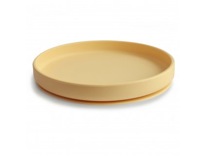 Mushie Classic silikónový talíř s prísavkou