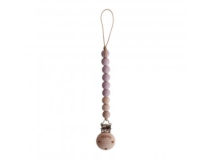 Mushie klip na cumlik Cleo Mauve2