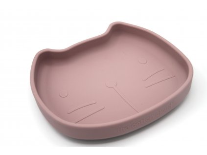 silicone dish pippa dustymauve the cotton cloud