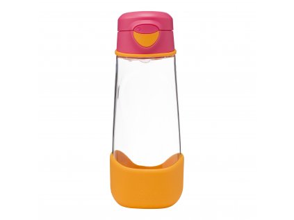 b.box - Sport lahev na pití 600 ml - růžová/oranžová