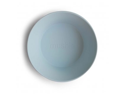 Mushie okruhla miska 2ks PowderBlue DBC7010 810052465739 II