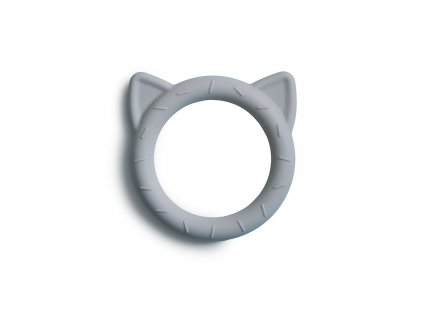Mushie silikonove hryzatko CAT Stone