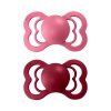 BIBS Supreme dudlíky z přírodního kaučuku 2ks - Coral + Ruby