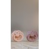 BIBS Boheme – dudlík z přírodního kaučuku 2ks – Vanilla + Peach