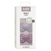 BIBS Infinity symetrické dudlíky ze silikonu 2ks - Fossil Grey + Mauve