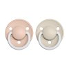 BIBS De Lux cumliky z prirodneho kaucuku 2ks Night Blush+Vanilla