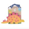 Tikiri Baby Dinosaurus z prirodnej gumy stegosaurus backercard