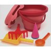 Compactoys - Skládací sada na písek 7v1 - červená