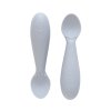 EZPZ Tiny Spoon - silikonová první lžička 2 ks- Pewter