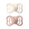 BIBS Supreme cumlik z prirodneho kaucuku 2ks Ivory+Blush