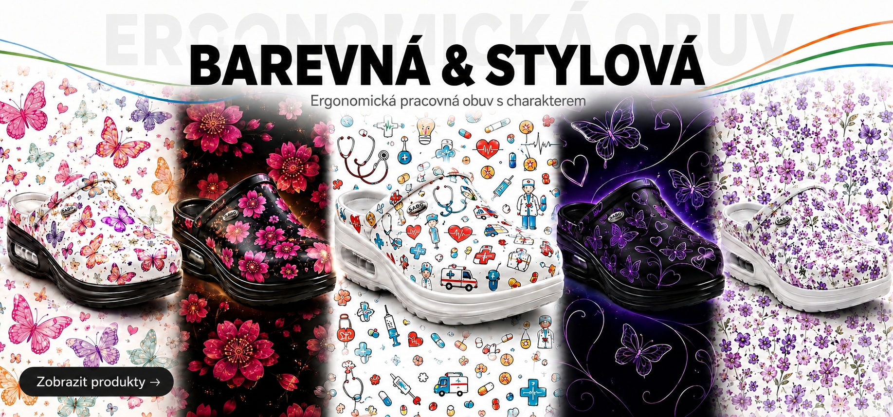 Farebná a štýlova obuv-PC