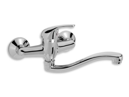 Titania Iris nástenná drezová umývadlová batéria 150 mm, chróm TermaTech.sk (1)