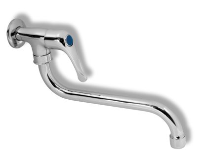 Titania Iris umývadlová batéria na studenú vodu 260 mm (trubkové rameno), chróm Termatech.sk (1)