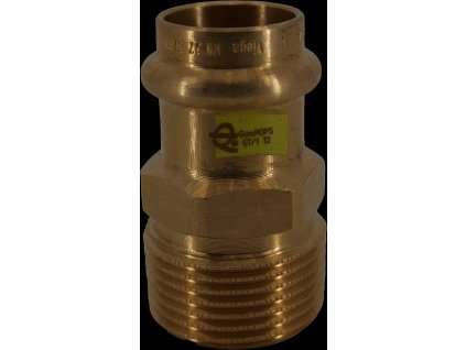 Prechod lisovací červený bronz Profipress G 22x1 voz cu plyn