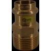 Prechod lisovací červený bronz Profipress G 22x1 voz cu plyn