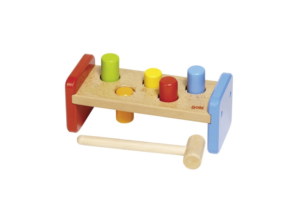 Zatloukačka – dřevěná hračka