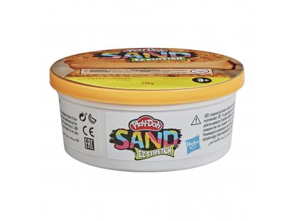 Play-Doh Sand EZ Stretch - Rozciągliwy piasek Tuba pojedyncza 170g Pomarańczowa F0152