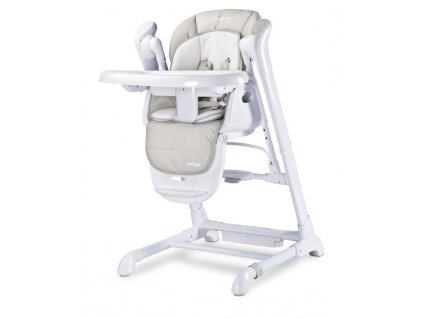 Dětská jídelní židlička 2v1 Caretero Indigo light grey