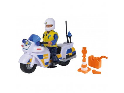 Simba Požárník Sam motorka s figurkou Malcolm 4