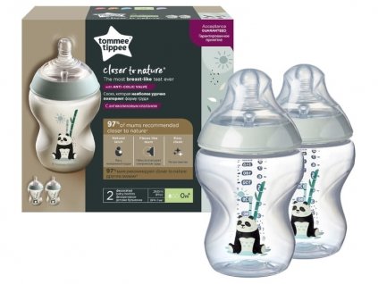 Tommee Tippee Kojenecká láhev C2N 2ks 260 ml 0m+