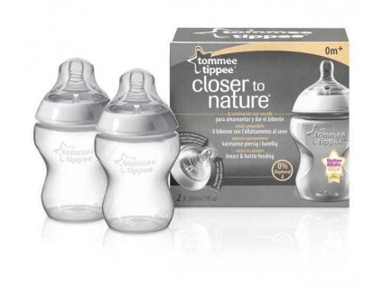 Tommee Tippee Kojenecká láhev C2N 2ks 260 ml 0m+