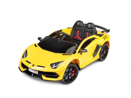 Dětské elektrické autíčko Lamborghini Aventador žluté