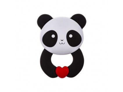 AKUKU Dětské silikonové kousátko Panda