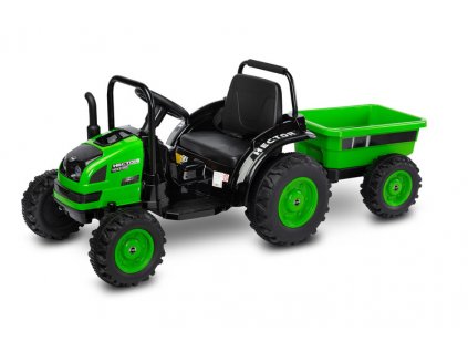 Elektrický traktor Hector zelený