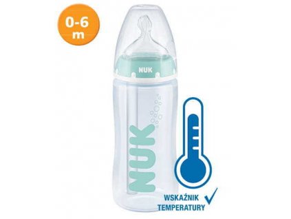 Kojenecká láhev NUK FC Anti-colic s kontrolou teploty 300 ml