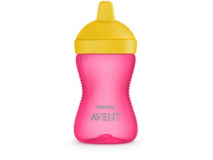 Philips AVENT Hrneček Grippy s tvrdou hubičkou 300 ml dívka