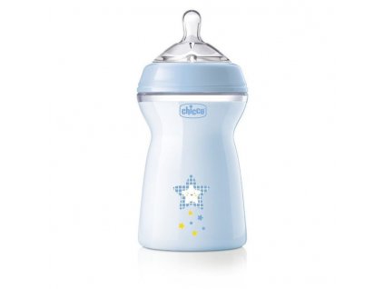 CHICCO Láhev kojenecká Natural Feeling 300ml, 6m+ Boy