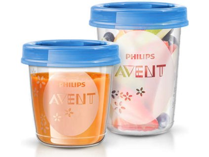 Philips Avent VIA Jídelní sada pro batolata TRANSPARENT