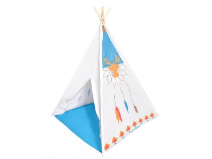 Ecotoys Dětský indiánský stan Teepee, bílá 4