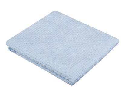 Dětská bavlněná deka, 80x90 cm, modrá