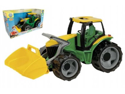Traktor se lžící - zeleno-žlutý