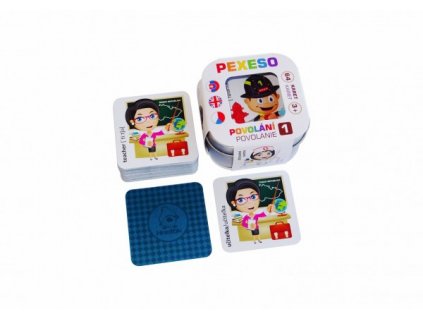 Pexeso - Povolání 1 voděodolné 64 karet