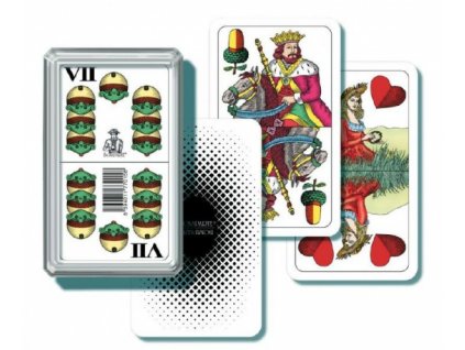 Mariáš dvouhlavý - společenská hra karty