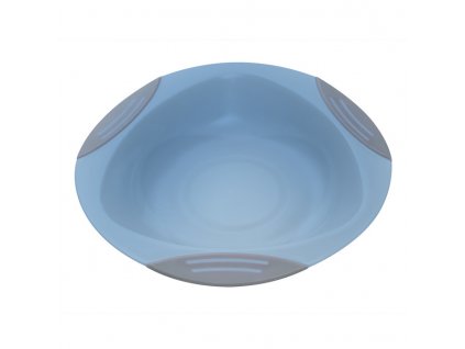 Dětský plastový talíř s přísavkou modrý