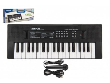 Pianko/Varhany/Klávesy 37 kláves - napájení na USB + mikrofon