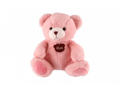 Medvěd sedící - růžový