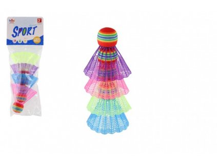 Košíčky na badminton barevné 4ks