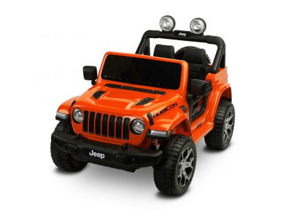 Elektrické terénní auto Toyz Jeep Rubicon Oranžový