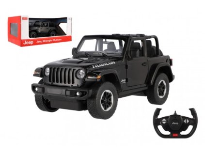 Auto RC Jeep Wrangler Rubicon 2,4GHz na dálkové ovládání - černý