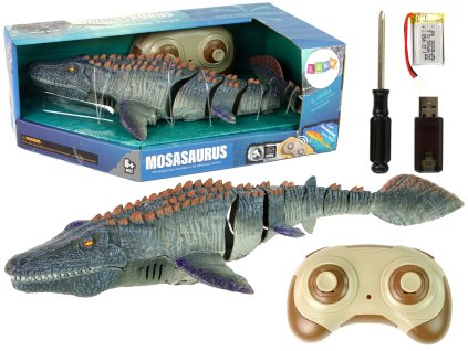 Dálkově ovládaný mořský Mosasaurus RC