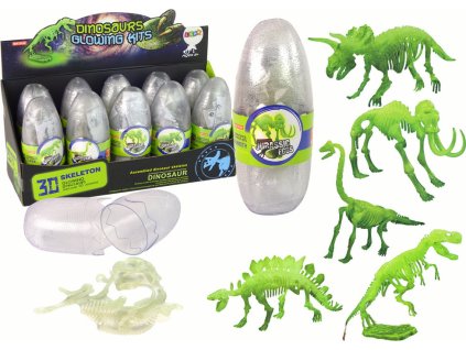 307381 zarici souprava 3d kostry dinosaura ve vejci