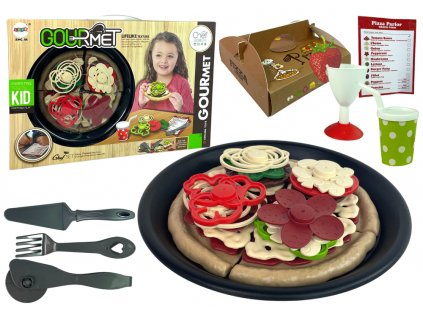 Pizza Toppings Set Kitchen Fun Food