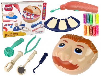 Kit Dough Dentist Accessories 10 Colors