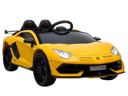 Elektrické auto pro děti Lamborghini Aventador - žluté