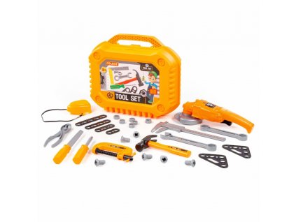 Tool Kit Suitcase 30 Pieces Grinder Orange 89458